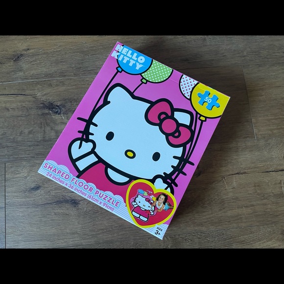 HELLO KITTY-Imported (NWT) GIANT Floor Puzzle-50 Pieces - Picture 5 of 6